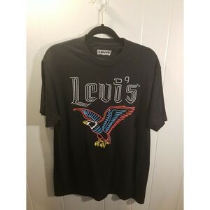 Levis Mens XL Eagle‎ Graphic Tshirt  Logo Street Wear Pop Culture